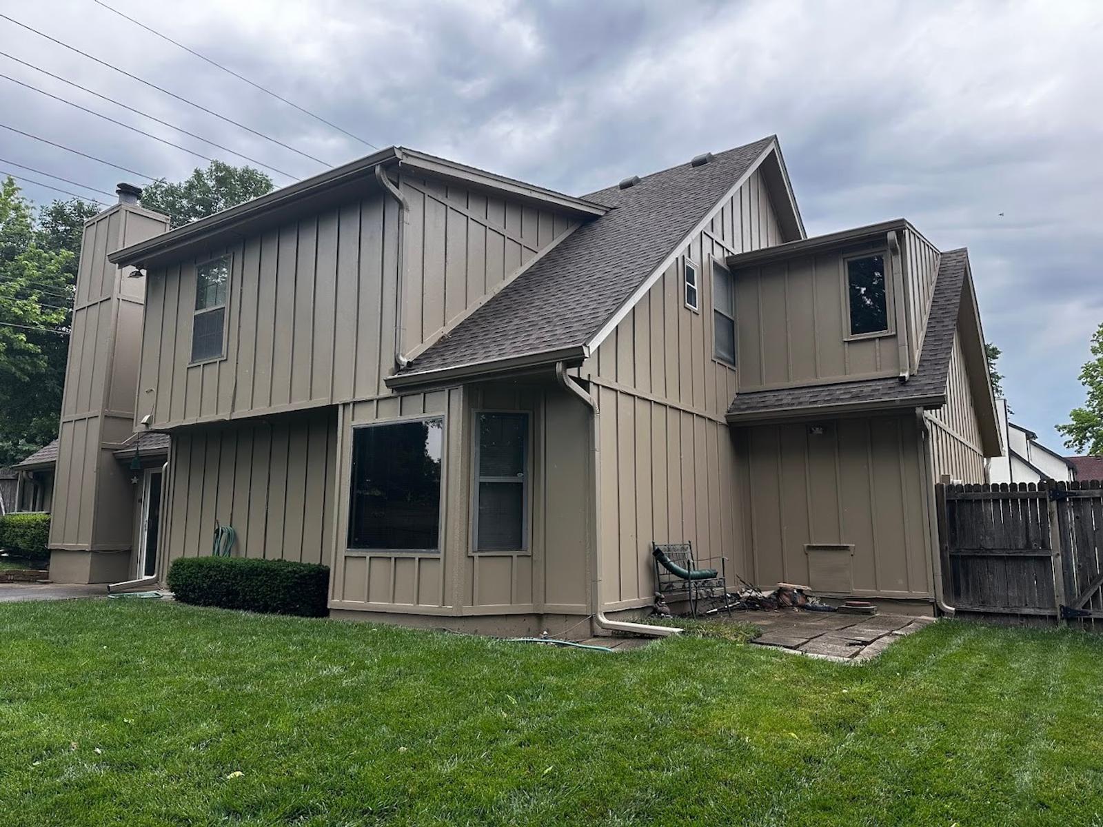 Completed roof project in Johnson County, KS