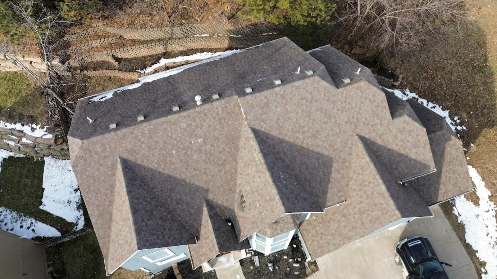 Residential roofing project by MCO Roofing
