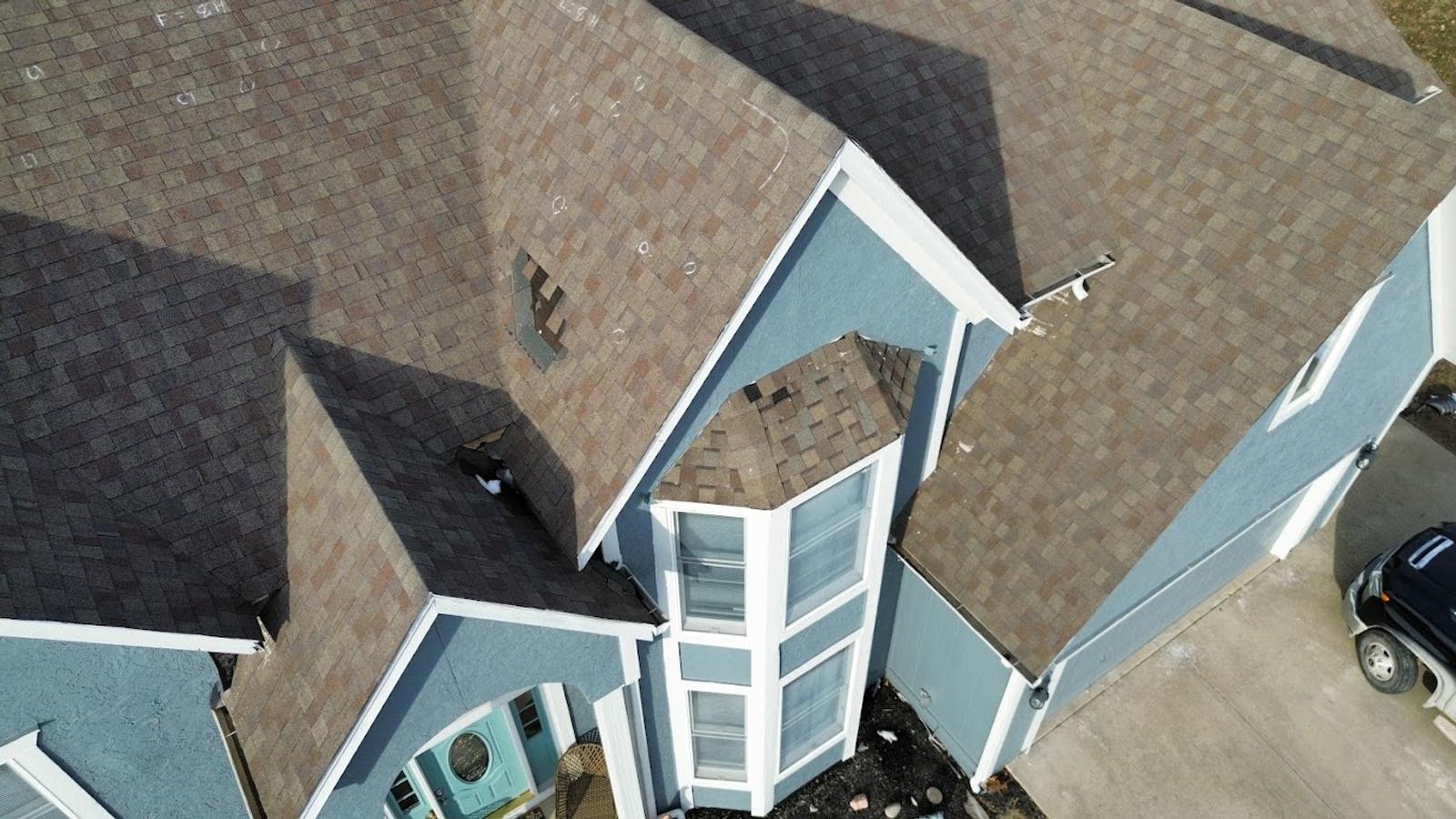 Roofing project completed in Olathe, KS